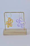 Acrylic Flower Drop Dangle Earrings