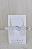 *** Butterfly Wings Torso Whimsical Drop Dangle Earrings