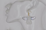 Butterfly Wings Torso Whimsical Drop Dangle Earrings