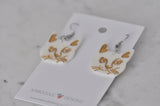 Acrylic Cat Face Kitten Kitty Drop Earrings