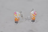 Boba Milkshake Thick shake Dangle Drop Earrings