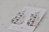 *** Acrylic Cat Face Kitten Kitty Drop Earrings (Copy)