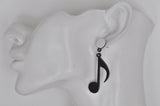 *** Acrylic Perspex Laser Cut Music Notes Drop Earrings