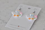 *** Duck Ducky Drop Dangle Earrings