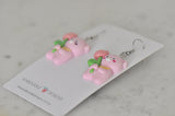 *** Pig Tulip Flower Drop Dangle Earrings