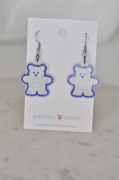 Bear Drop Dangle Earrings