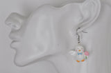 *** Duck Ducky Drop Dangle Earrings