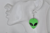 *** Acrylic Alien Invasion Drop Dangle Earrings