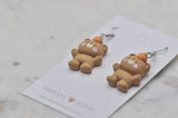 Bear Drop Dangle Earrings