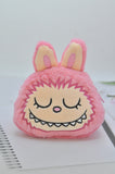 Cute Monster Coin Purse Handbag Keychain Keyring -  Hot Pink