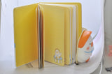 Cute Squishy Duck Notebook with Illustrated Coloured Pages