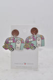 Campervan Drop Dangle Earrings