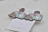 Campervan Drop Dangle Earrings