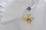 Acrylic Golden Girls TV Show Drop Dangle Earrings