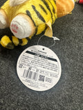 Cat in Tiger Suit Plush Keychain Keyring