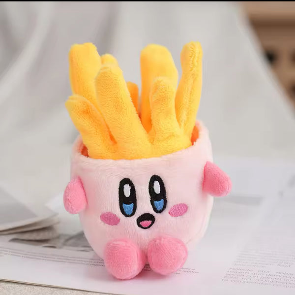 Fast Food Chips French Fries Food Plush Keychain Keyring