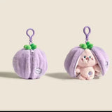 Surprise Pig Pouch Plush Handbag Keychain Keyring