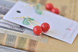 Cherry Novelty Fun Drop Dangle Earrings