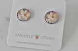 Handmade Artwork Stud Earrings