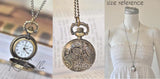 Police Box Inspired Small Pocket Watch Necklace 6