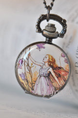 Purple hot sale pocket watch