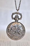 Uchi Japanese Doll - Pocket Watch Necklace