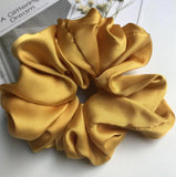 Giant Large Oversized Scrunchies - Mustard Yellow